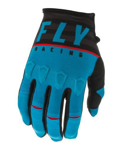 Перчатки FLY RACING KINETIC K120 синие/чёрные/красные (2020)
