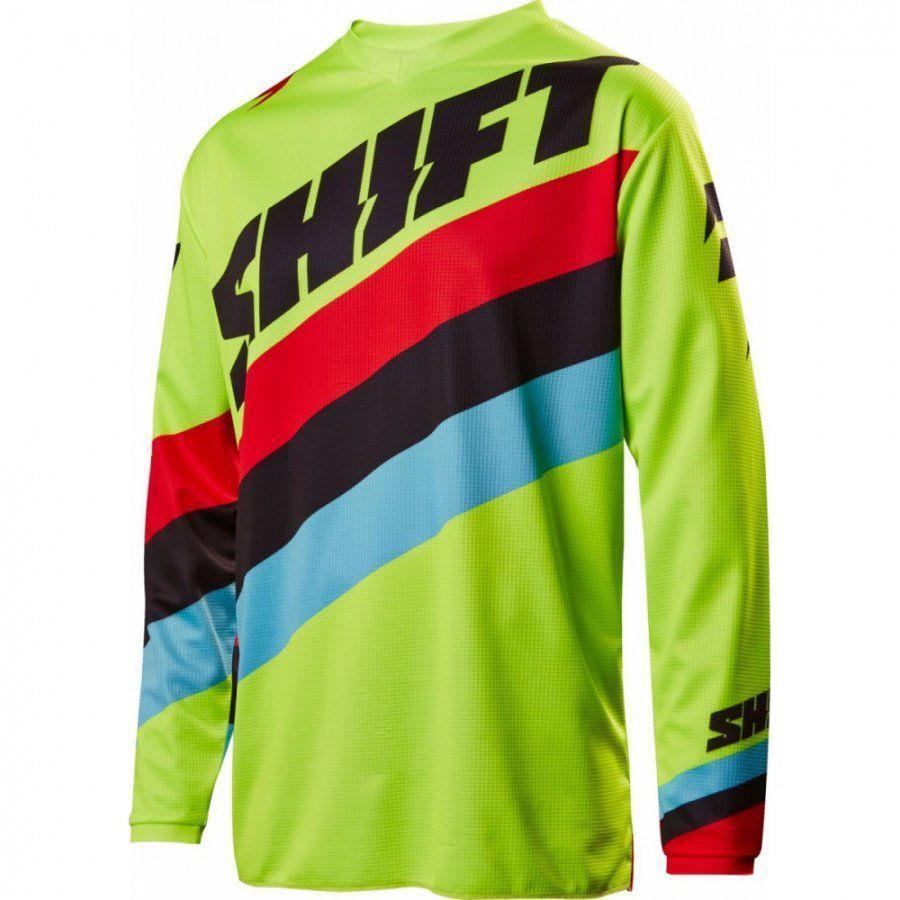 Джерси подростковая Shift White Tarmac Youth Flow yellow
